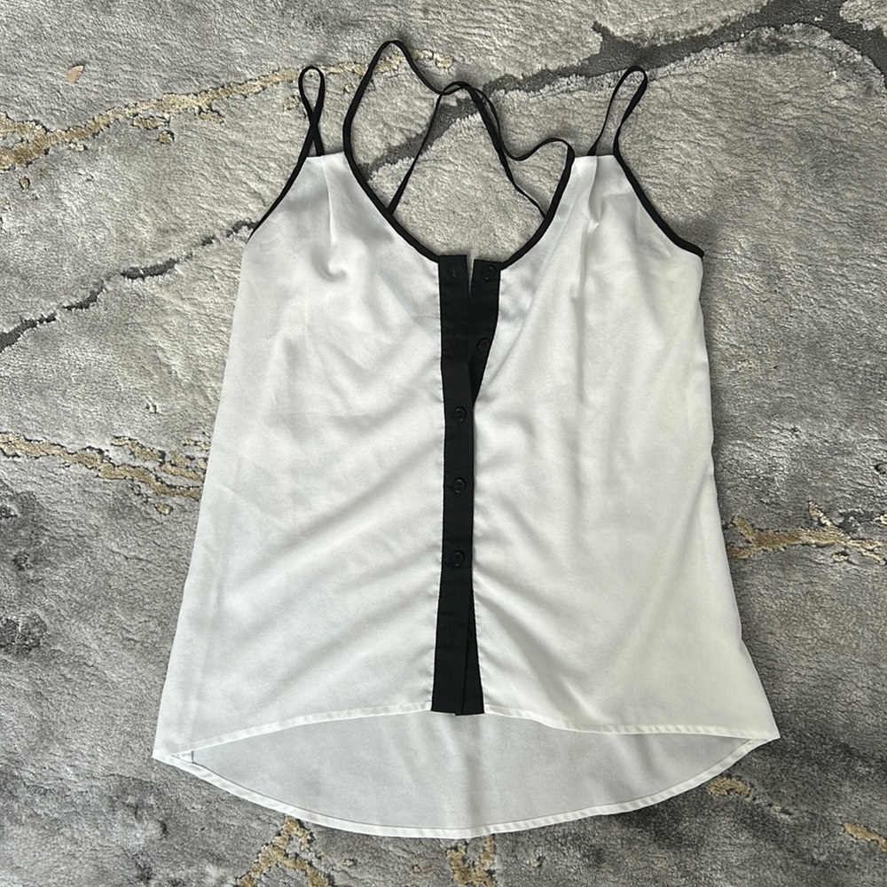 White tank top blouse